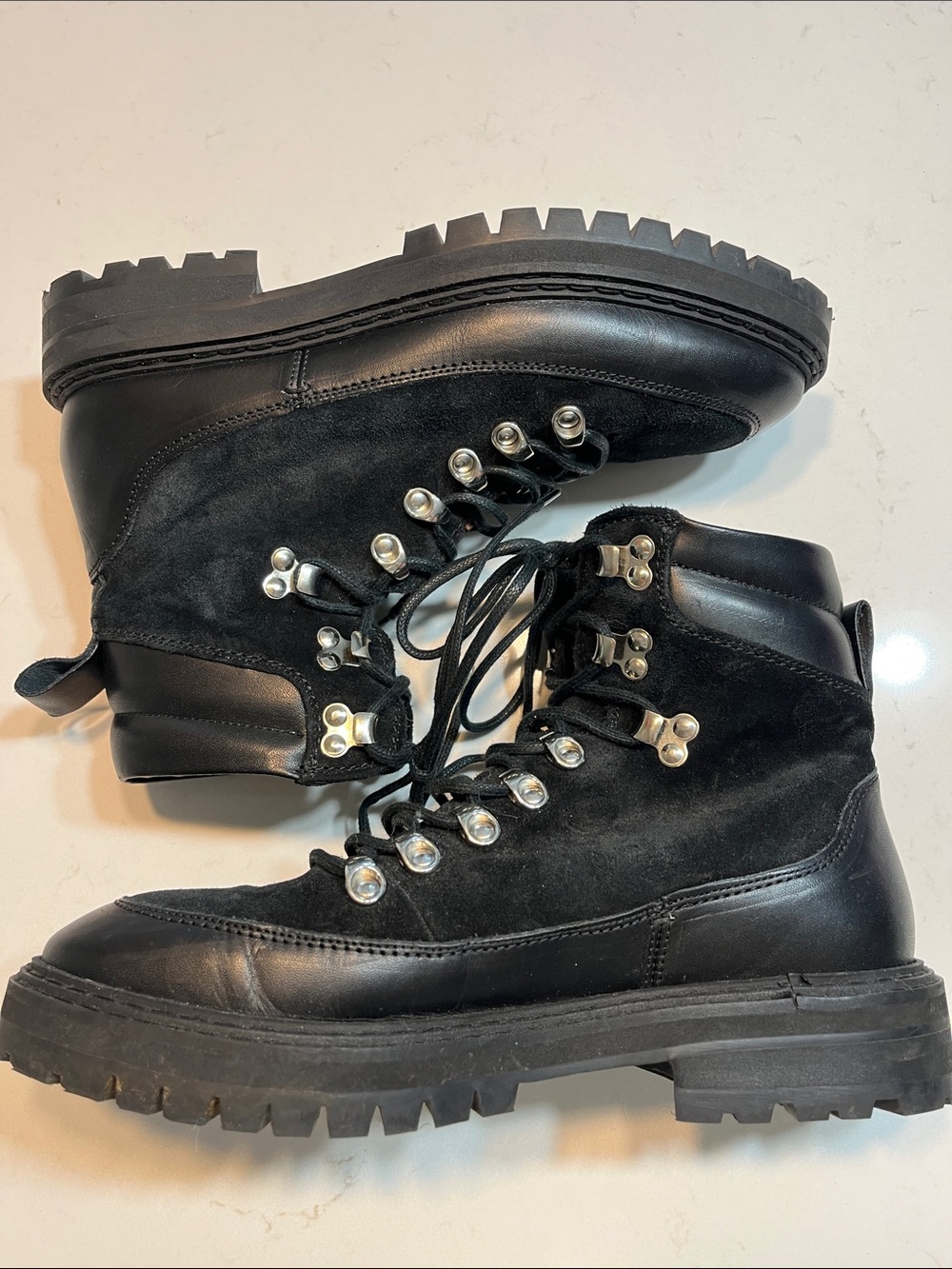 Royal Republiq Black Lace Up Boots - Picture 11 of 11